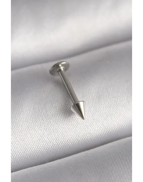 316L Çelik Gümüş Renk Çivi Model Piercing