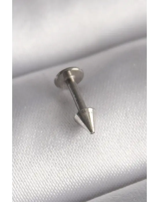 316L Çelik Gümüş Renk Çivi Model Piercing