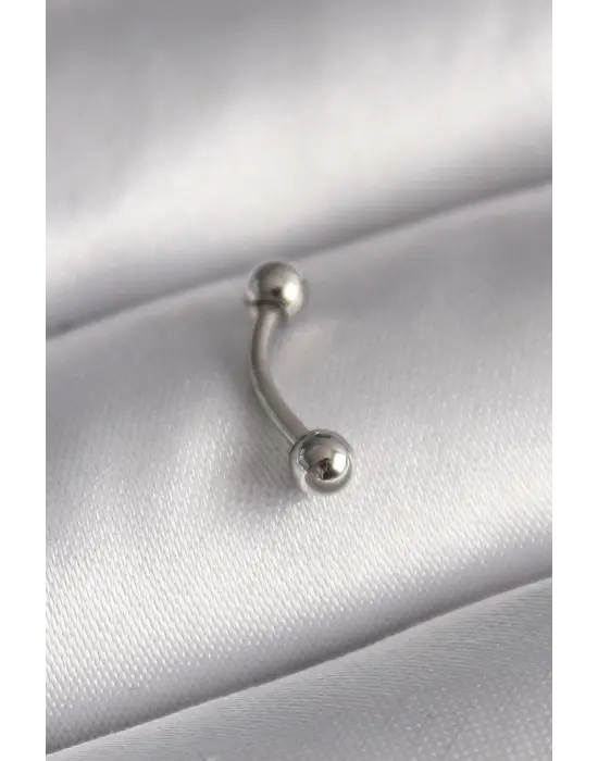 316L Çelik Gümüş Renk Topçuk Model Piercing