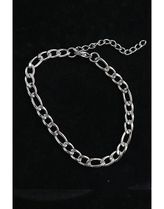 316L Çelik Klasik Model Gümüş Renk Erkek Bileklik