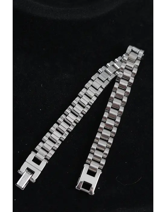 316L Çelik Kordon Model Gümüş Renk Erkek Bileklik