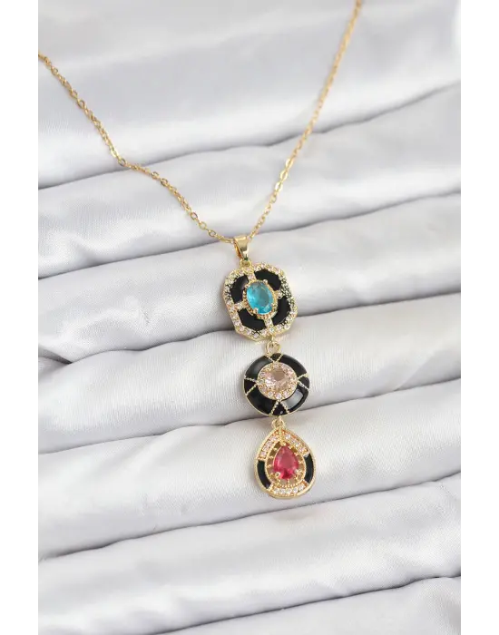 316L Çelik Vintage Model Kadın Kolye