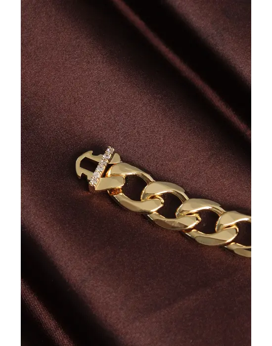 316L Çelik Vip Seri Gold Renk Gurmet Model Bileklik