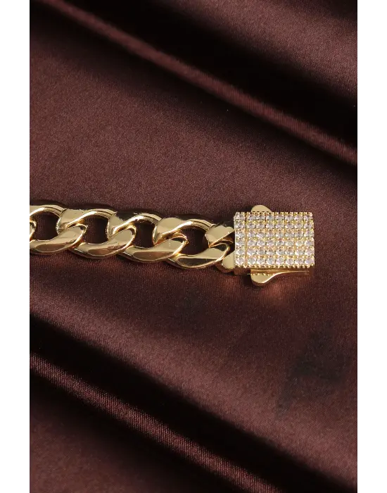 316L Çelik Vip Seri Gold Renk Gurmet Model Bileklik