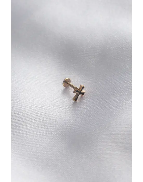 316L Cerrahi Çelik Gold Renk Tragus Piercing