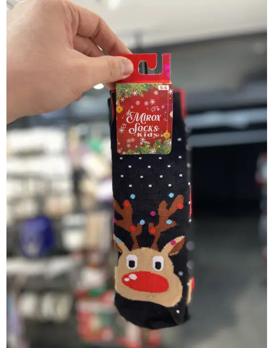 4,5,6 Yaş Aralığı Çocuk Yılbaşı & Yeni Yıl Çorabı 3’lü Set