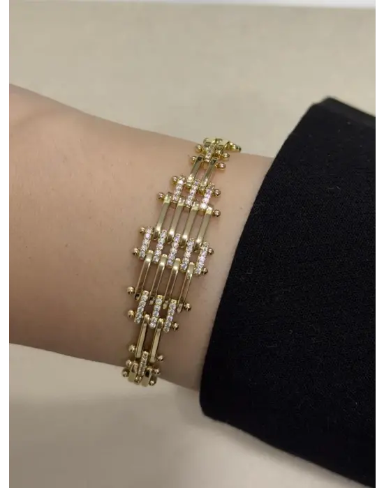 14K Gurmet Bileklik Xuping Çelik