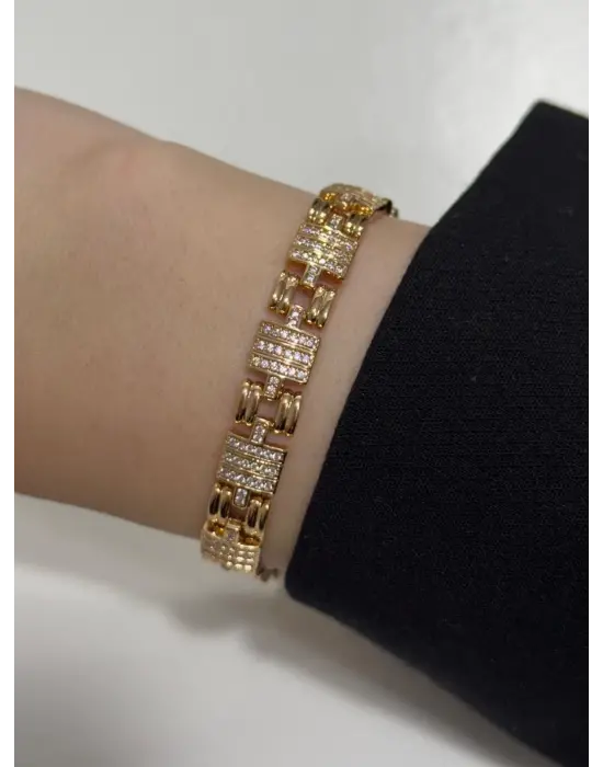 Baget Minik Taşlı 14K Gurmet model Bileklik