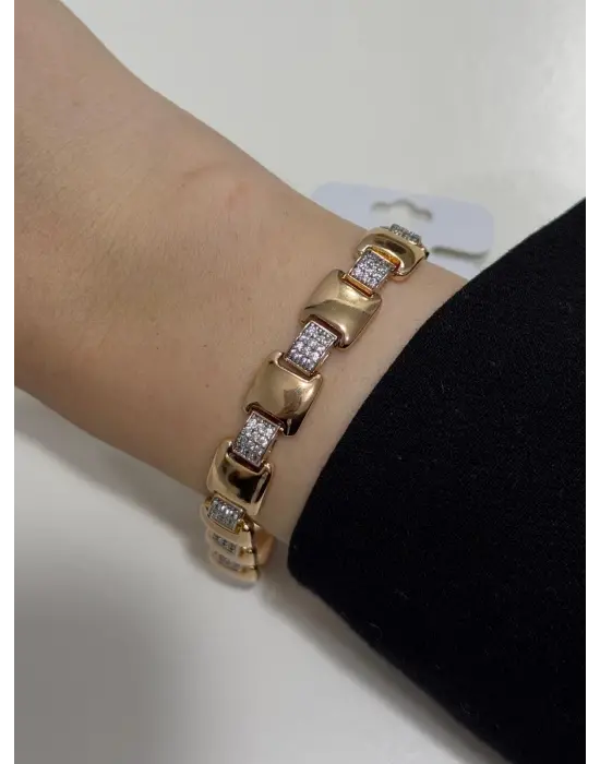 Vip Model Sarı ve Rose Renk Ayarlanabilir Bileklik