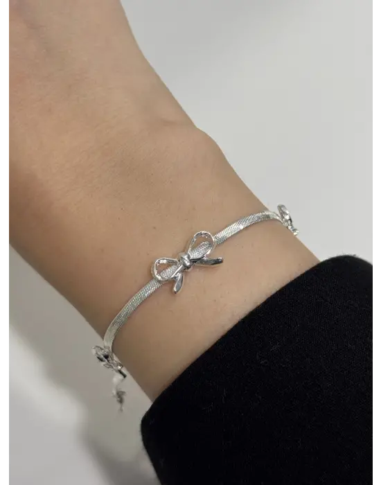 Fiyonk Gümüş Y2K Bileklik