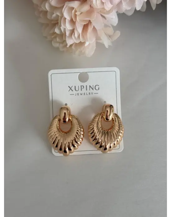 Sarmal Geometrik Modelli Çelik Küpe