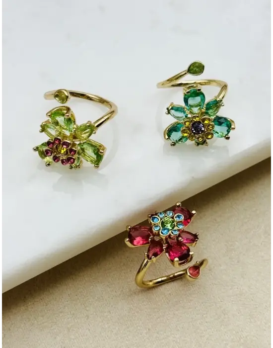 Lotus Çiçeği İdyllia Vip Yüzük