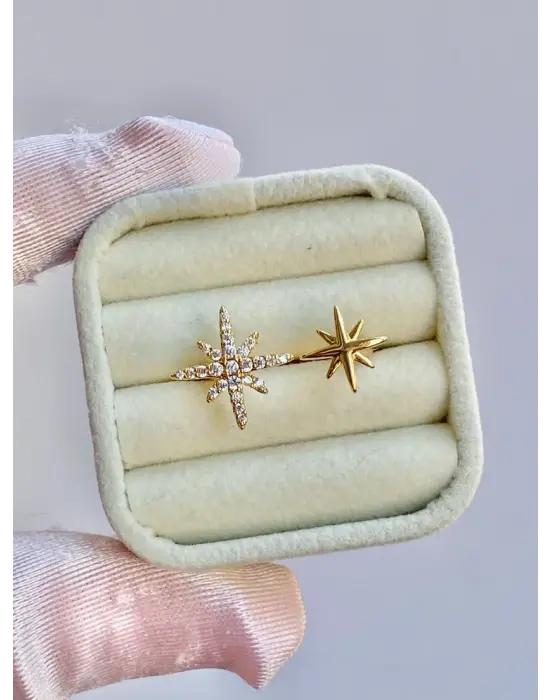 Taşlı Kuzey Yıldızı Model Kadın Yüzük