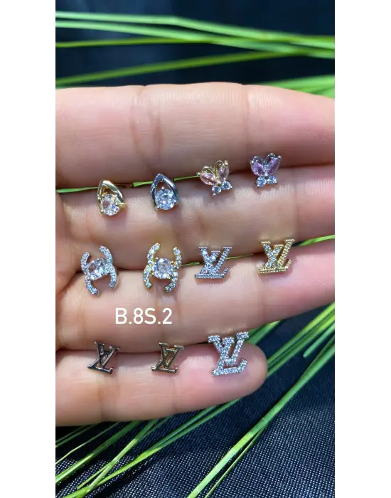 Kadın Altın Tragus Modelleri 8 - Örümcek, Kertenkele, Marka, El Figür