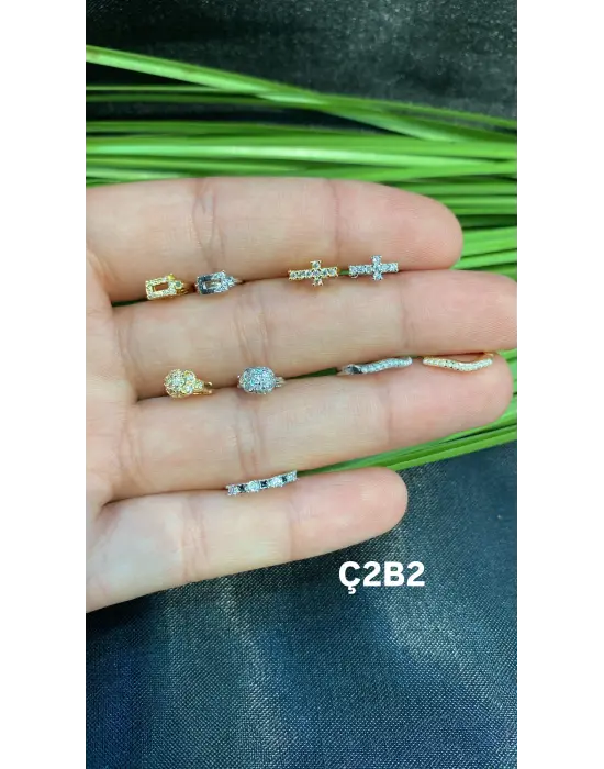 Helix Piercing 4 (Yılan, Kuş, Güneş, Deniz) Motif