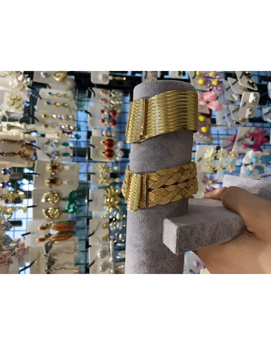 Çelik Trabzon Kelepçe Bilekliği Seti