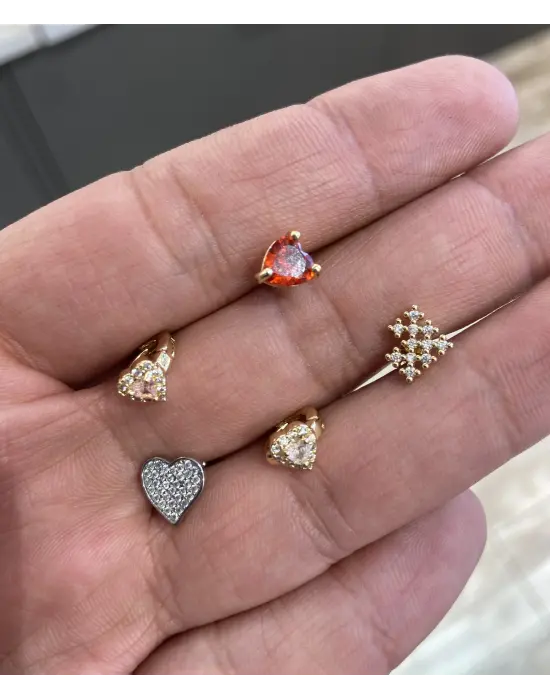 Kalpli Helix Piercing - Tragus Küpe Modelleri