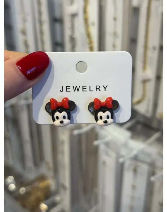 Mickey Mouse Tatlı Kız Çocuk Küpe