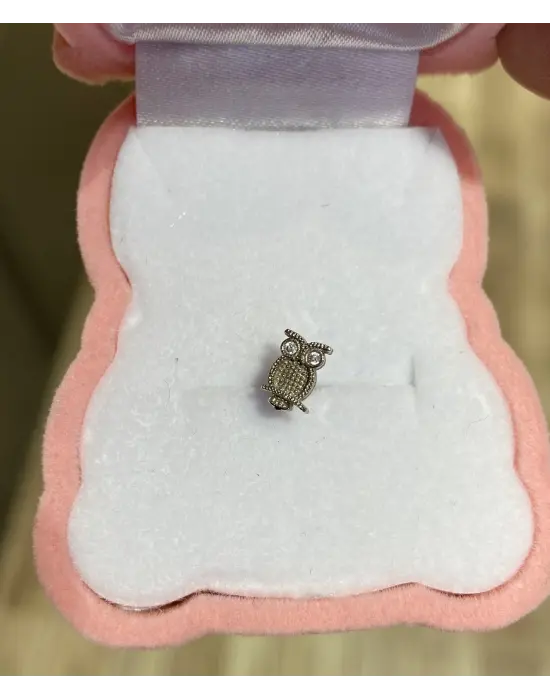 Baykuş Model Kıkırdak Bölgesi İçin Kulak Piercing