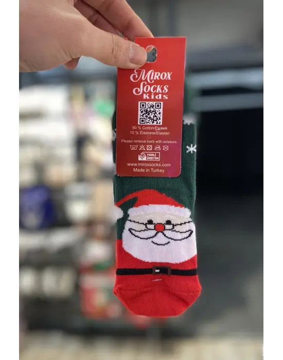 3 Adet Çocuk Yılbaşı Çorabı | 1-4 Yaş Kız, Erkek