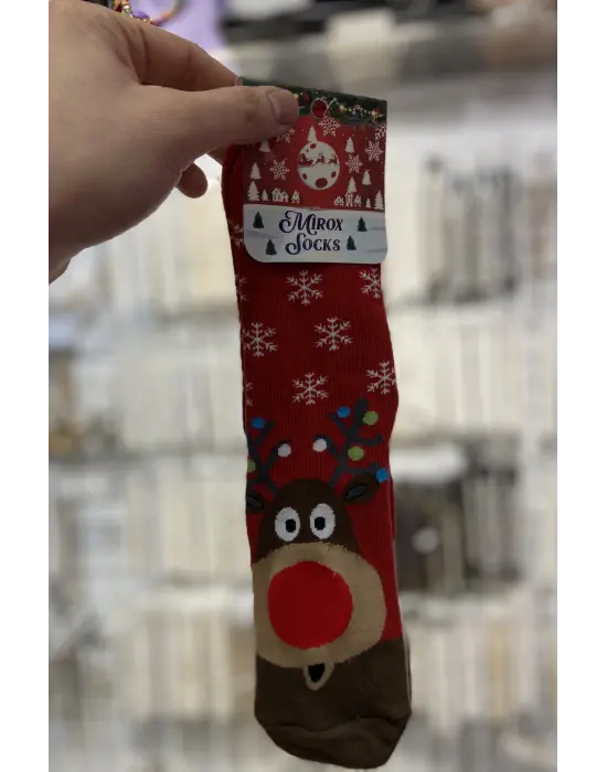 Unisex Yetişkin Model Yeni Yıl & Yılbaşı Hediyelik Çorap