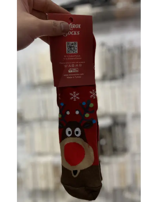 Unisex Yetişkin Model Yeni Yıl & Yılbaşı Hediyelik Çorap