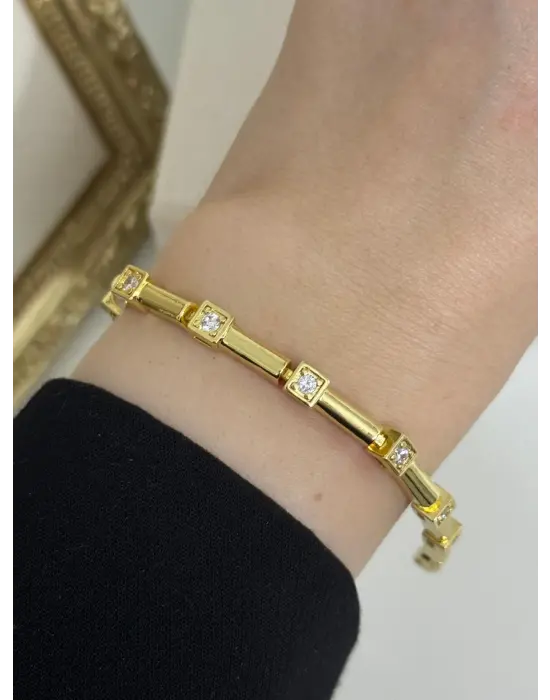 Özel Seri 14K Altın Kaplama Xuping Kadın Bileklik