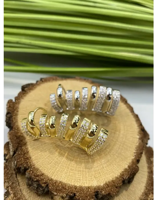 Kulağı Kaplayan Sıkıştırmalı Earcuff Kıkırdak Küpe