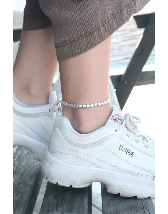 Antik Gümüş Renk Halhal