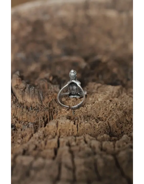 Ayarlanabilir Buda Tasarımlı Erkek Yüzük