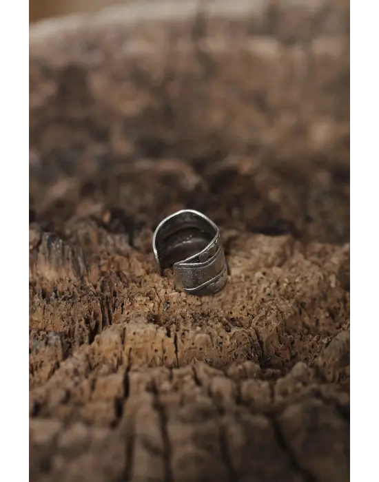 Ayarlanabilir Desenli Erkek Yüzük