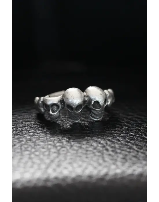 Ayarlanabilir Kurukafa Model Erkek Yüzük