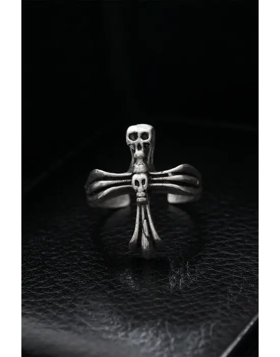 Ayarlanabilir Kurukafa Model Erkek Yüzük