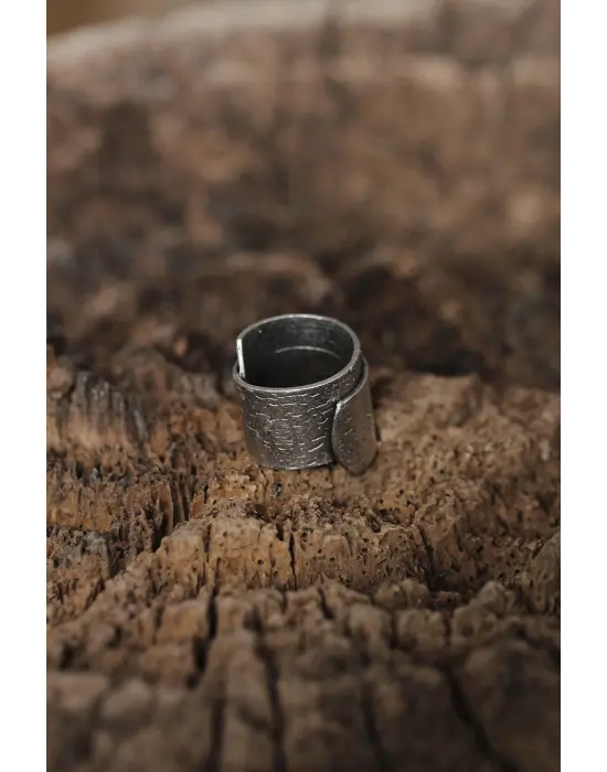 Ayarlanabilir Levha Tasarımlı Erkek Yüzük