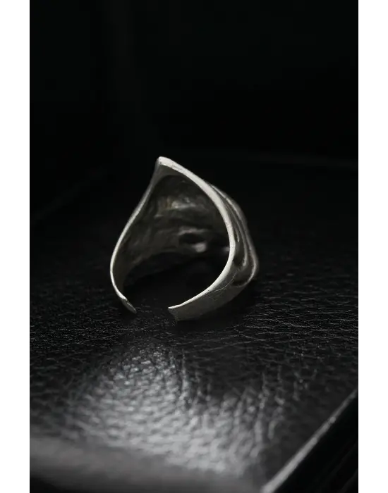 Ayarlanabilir Motorcu Kurukafa Model Erkek Yüzük