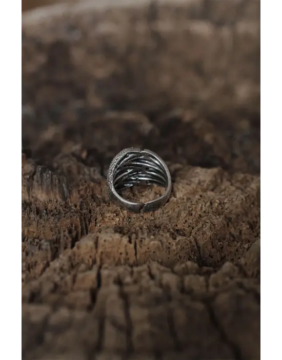 Ayarlanabilir Pençe Tasarımlı Erkek Yüzük