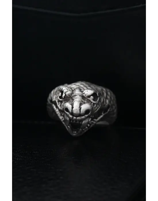 Ayarlanabilir Yılan Model Erkek Yüzük