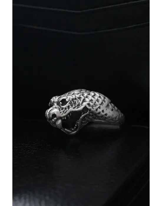 Ayarlanabilir Yılan Model Erkek Yüzük