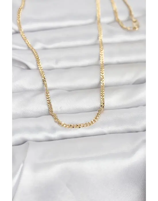 CM 14K Gold Renk 60 cm Zincir Kadın Kolye