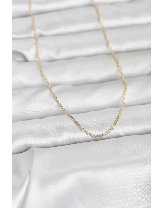 CM 14K Gold Renk 60 cm Zincirli Kadın Kolye