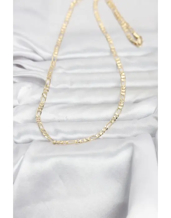 CM 14K Gold Renk Kuşgözü Zincir Model 60 cm Kadın Kolye