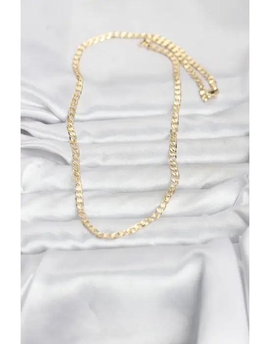 CM 14K Gold Renk Zincir Model 60 cm Kadın Kolye