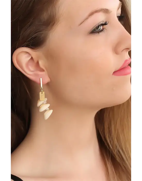 Deniz Kabuklu Bayan Küpe