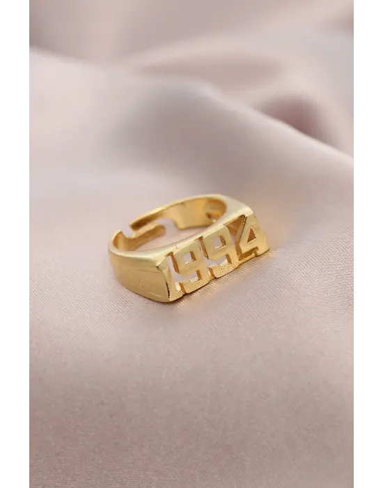 Gold Metal 1994 Ayarlanabilir Tarih Yüzük