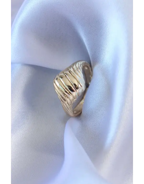 Gold Renk Kadın Yüzük