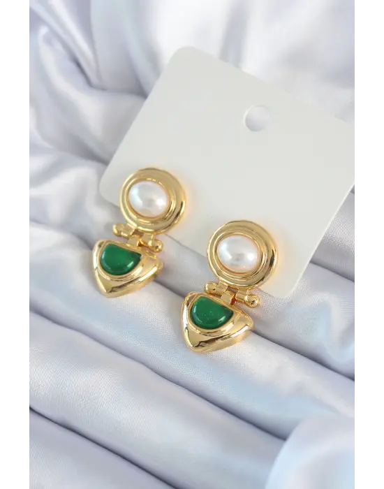 Altın Sallantı Model  VİP Çelik Küpe