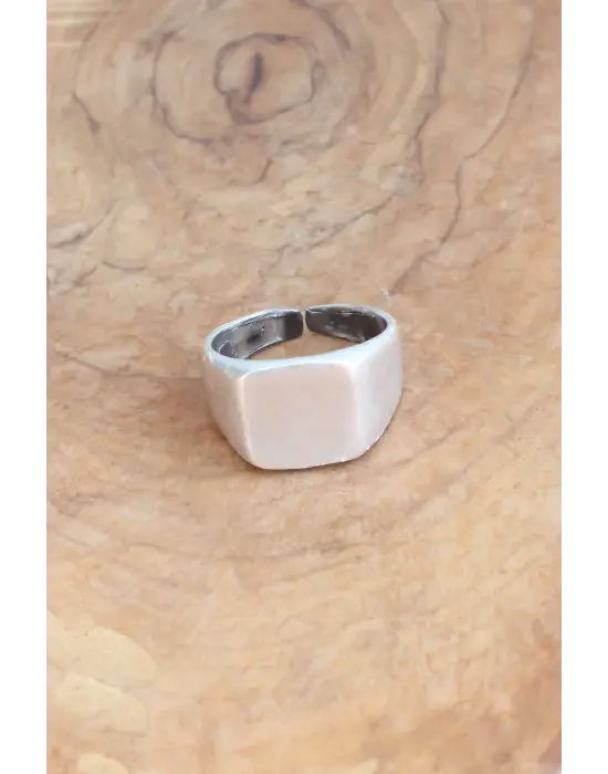 Gümüş Renk Erkek Yüzük