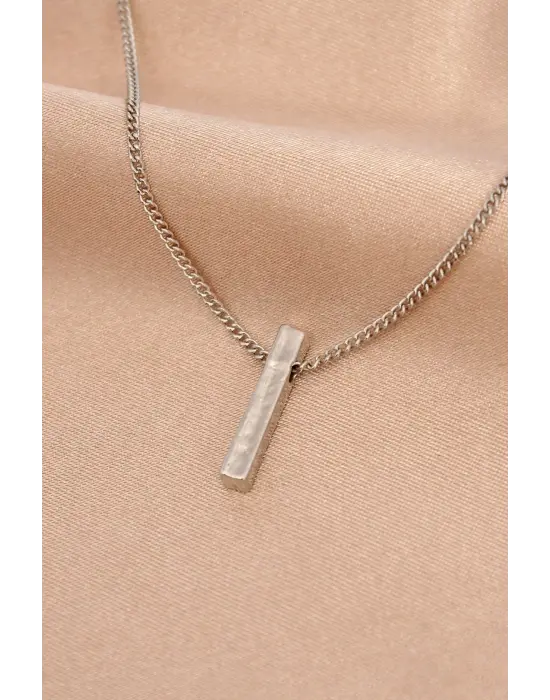 Gümüş Renk Metal Kolye