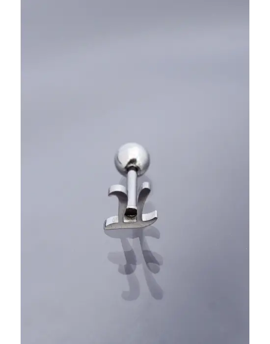 Gümüş Renk Pİ Sembol 316L Cerrahi Çelik Piercing
