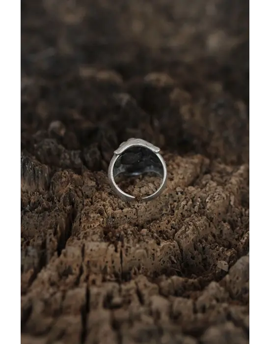 Kaplan Tasarımlı Ayarlamalı Erkek Yüzük